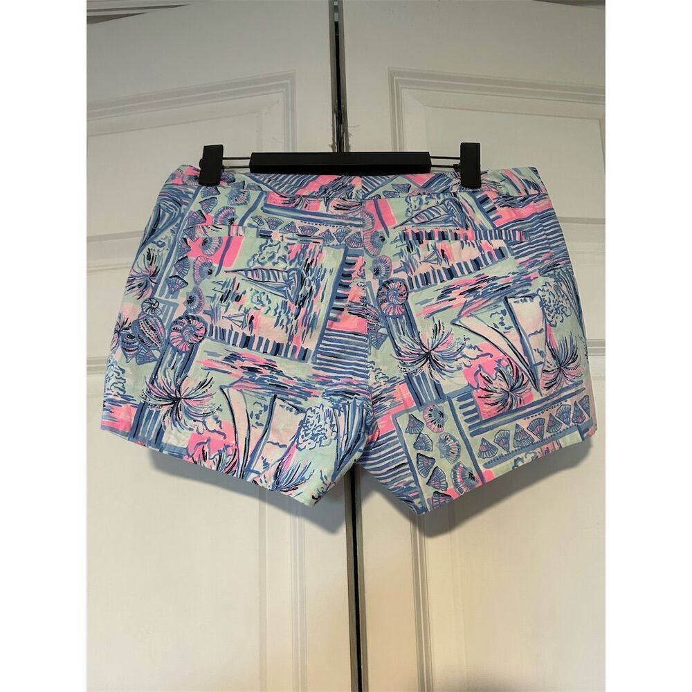 Lilly Pulitzer Women's Tropical Ruffle Pocket Shorts Size 2 - Picture 5 of 7